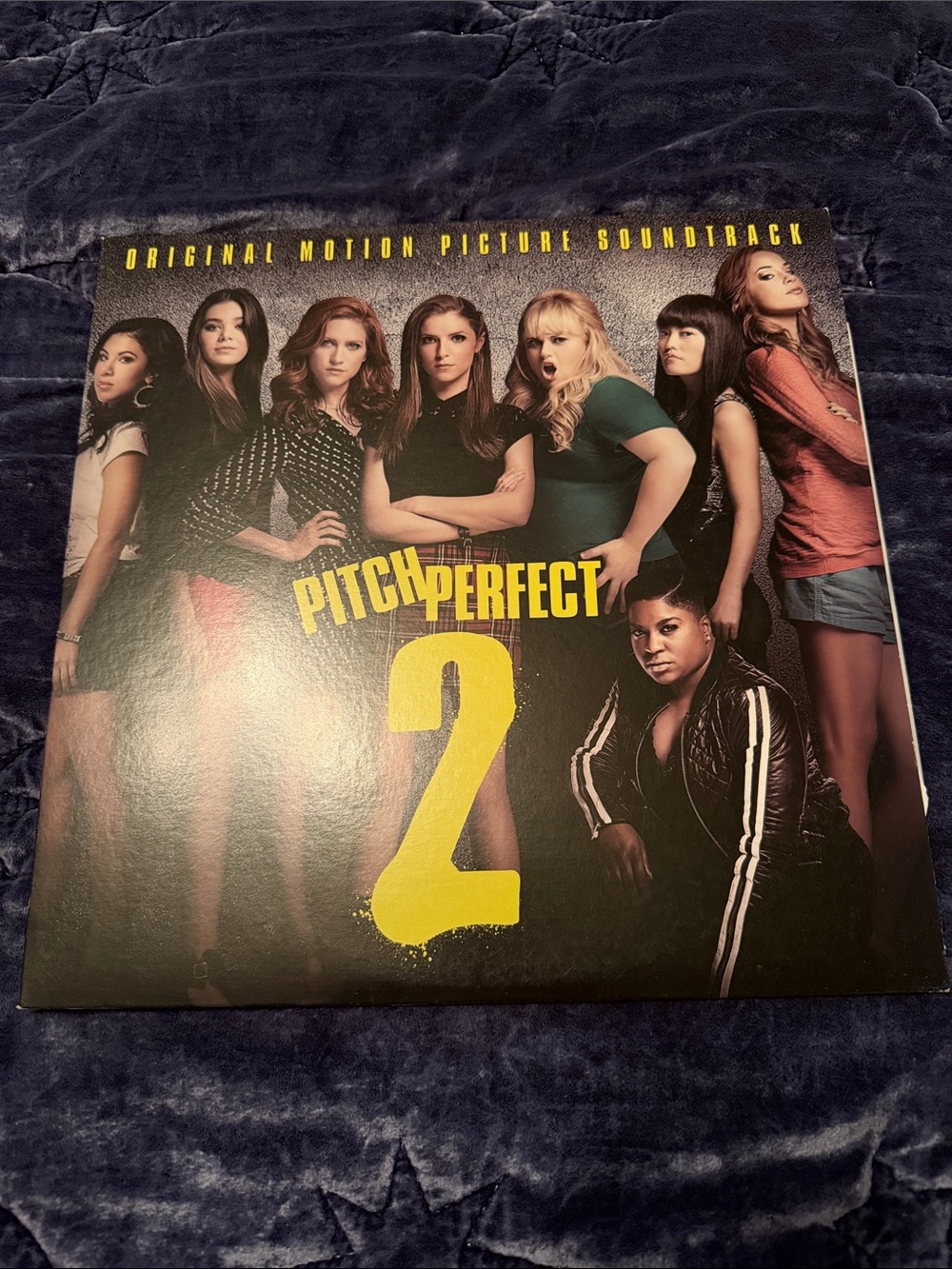 Pitch Perfect 2 Original Motion Picture Soundtrack Vinyl - Yellow/Black Cover